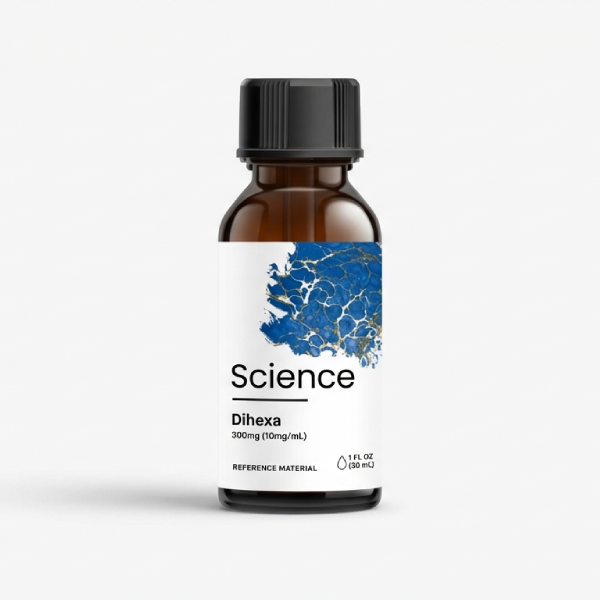 BIo-Science114-1 Dihexa solution 300mg (10mg/mL) in glass vial with pipette, high-purity HGF/c-Met agonist oligopeptide for US and European laboratory neuroregeneration and synaptic plasticity research