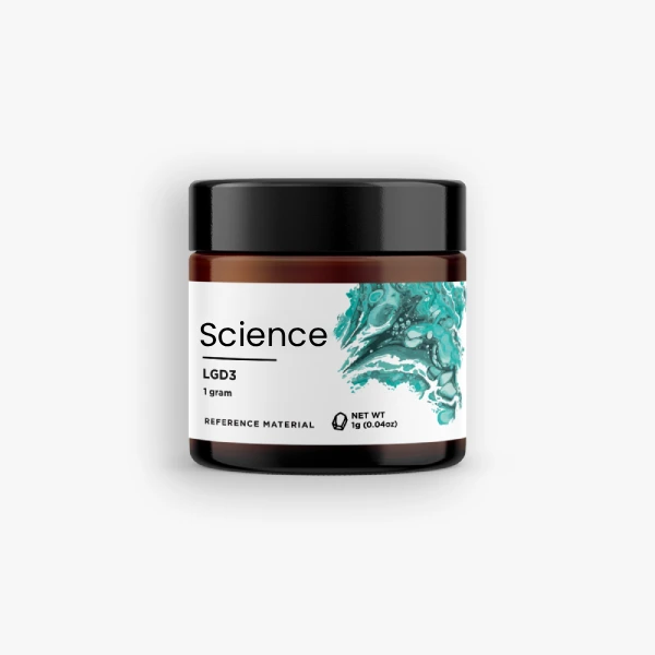 BIo-Science143 LGD-3303 Powder 1g in analytical-grade PET jar for US and European laboratory research on selective androgen receptor modulator (SARM) and muscle growth pathways
