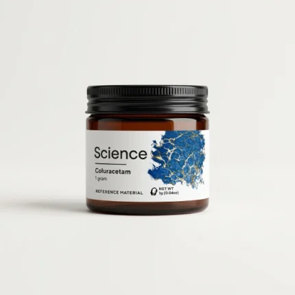 Coluracetam powder 1g lyophilized jar, high-purity HACU enhancer racetam for US and European laboratory cognitive enhancement and neuroprotection research