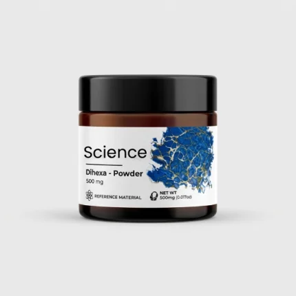 Dihexa powder 500mg lyophilized jar, high-purity HGF/c-Met agonist oligopeptide for US and European laboratory neuroregeneration and synaptic plasticity research