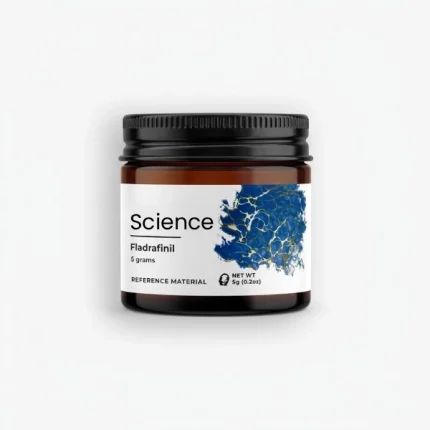 Fladrafinil (CRL-40,941) 5g eugeroic analytical powder in sealed glass vial for US and European laboratory wakefulness research applications