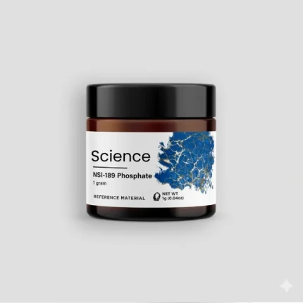 NSI-189 Phosphate 1g white crystalline neurogenic powder in sealed glass jar for US and European laboratory neurogenesis, antidepressant, and cognitive enhancement studies