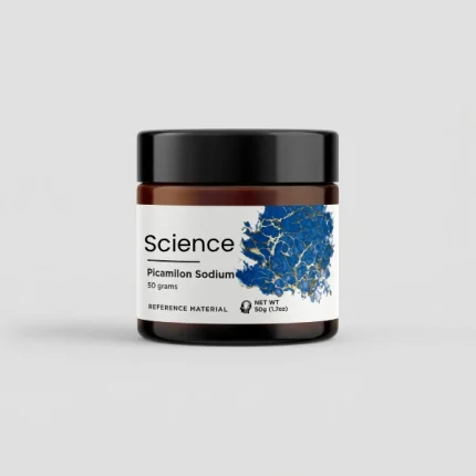 Picamilon Sodium 50g analytical powder in PET jar for US and European laboratory research applications