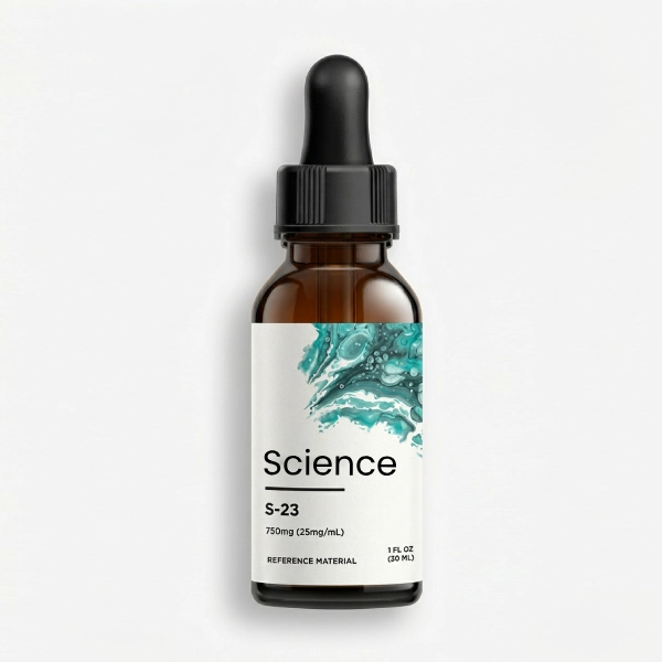 S-23-Solution-750mg-25mg_mL S-23 solution 750mg (25mg/mL) in laboratory jar, high-purity selective androgen receptor modulator for US and European analytical research and in vitro modeling