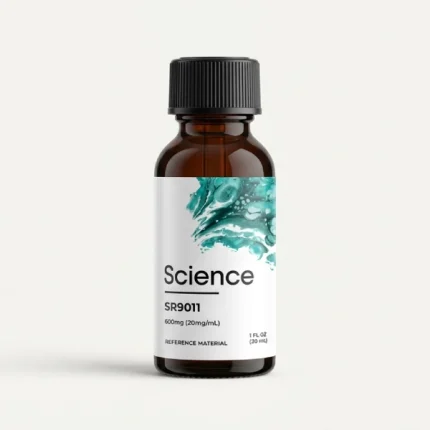 SR9011 solution 600mg (20mg/mL) in laboratory vial, high-purity second-generation Rev-erbα/β agonist for US and European circadian rhythm and metabolic research